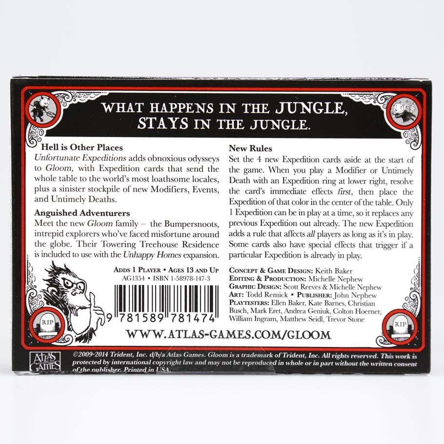 Gloom : Unfortunate Expeditions - Second Edition Expansion